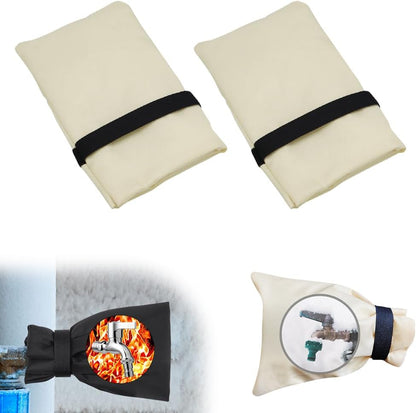Outdoor Faucet Covers for Winter Freeze Protection, 2026 Upgraded Insulated Spigot Cover, Waterproof Outside Garden Faucet Socks for Winter, Patio Home Must-Have Hose Bib Covers (Black, 1pcs)