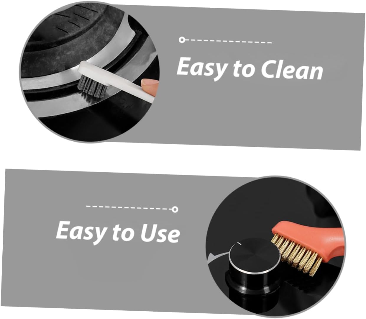 4pcs Rotary Wire Kitchen Cleaning Tool Multi-Functional Hood and Stove Brush for Efficient Grease and Removal