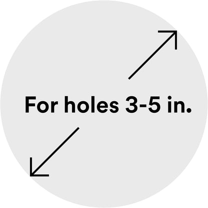 3M High Strength Large Hole Repair Kit, Includes Fiber Reinforced Spackling Compound (12 oz.), Repair Plate, Putty Knife and Sanding Sponge, For Easy Wall Repair, No Shrinking or Cracking (LHR-KIT)