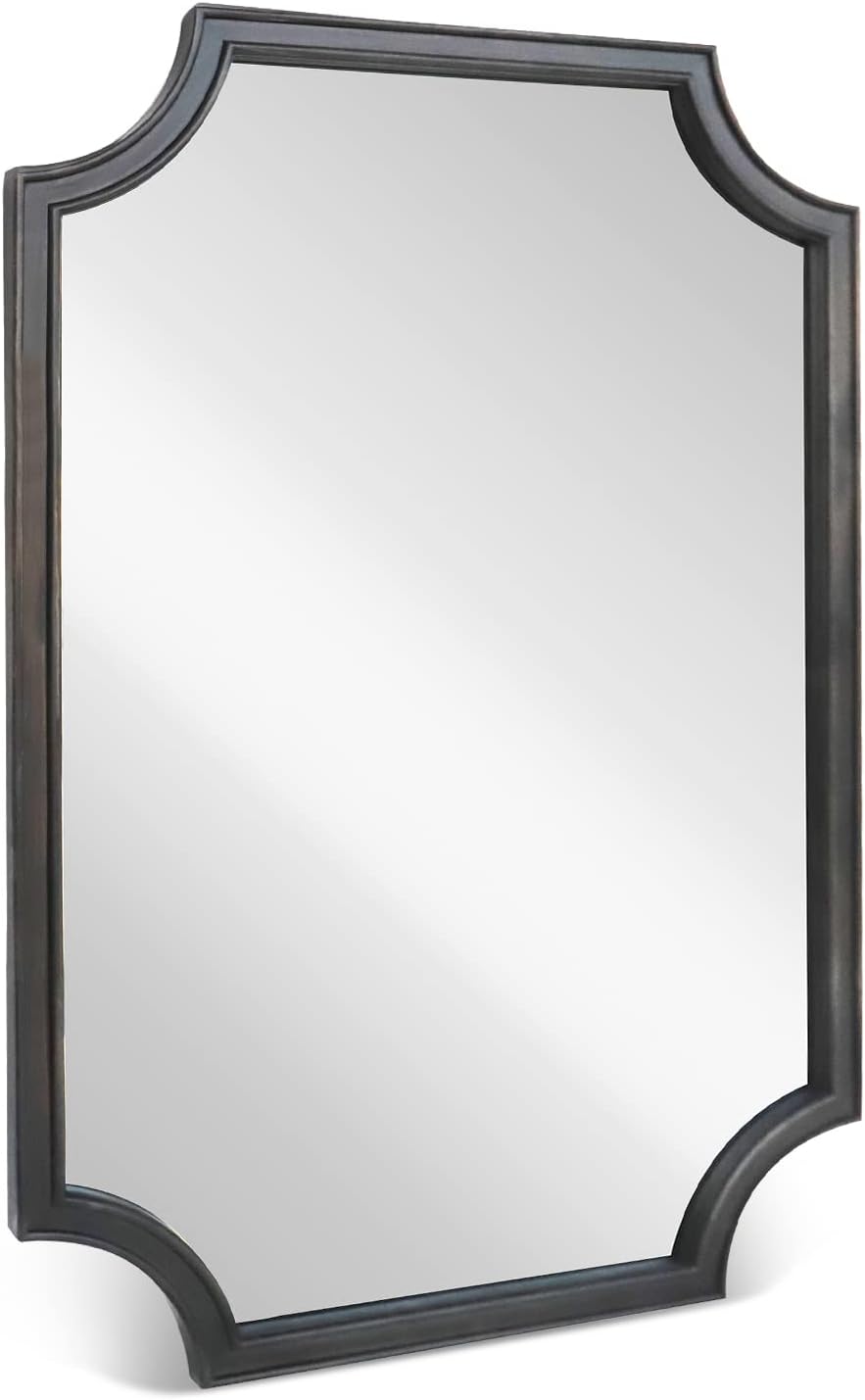 WallBeyond Full Length Mirror Wall Mounted 65"x22", Rustic Wooden Frame Floor Mirror, Large Full Body Mirror for Bedroom, Leaning or Hanging Against Wall, Natural