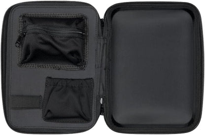 Glucology Large Diabetes Travel Case Hard Shell, Organizer for Glucose Monitor, Insulin Pen, BGL Strips, Syringe, Needles & Diabetic Supplies, Premium & Durable with Extra Compartment, Black