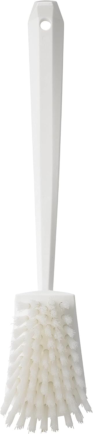Vikan-41863 Long Handle Brush, 16"L, Stiff - Blue