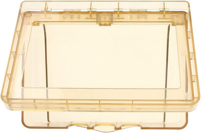 Fielect Weatherproof in Use Outlet Cover Plug Receptacle Protector for Retrofit Siding Construction Transparent 120 Type 142x83x48mm 1Pcs