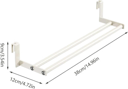 Wall Drying Rack Heavy-Duty Space-Saving Towel Hanger | Wall Laundry Drying Rack for Dorm Rv Bathroom Room Closet Clothing