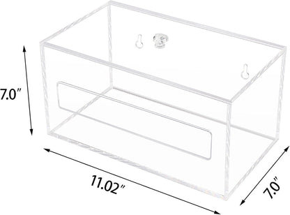 Trash Garbage Bag Roll Holder Dispenser Wall Mount Acrylic Storge Organizer