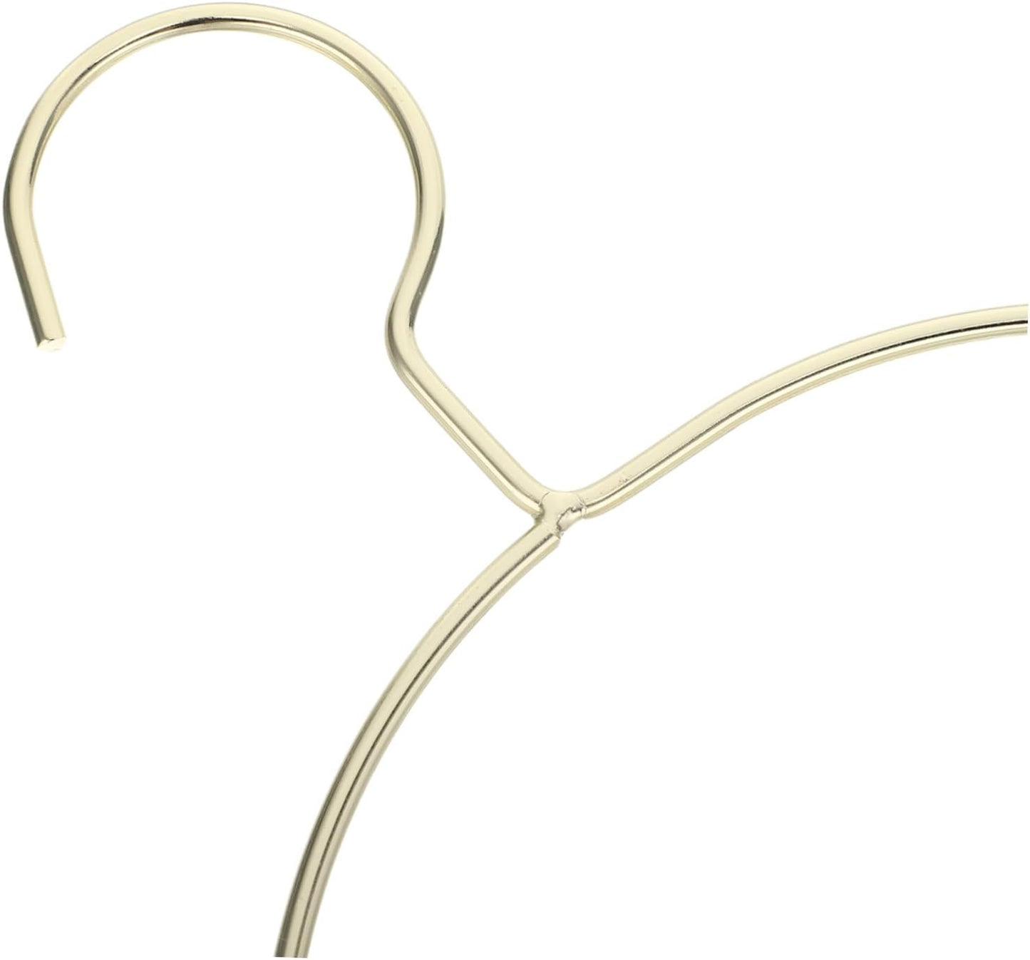 VOSAREA 5pcs Semi-Circle Wall-Mounted Laundry Hanging Rack Set, Gold Metal Clothes Drying Stand for Scarves, Towels, and Garments Storage in Laundry Room