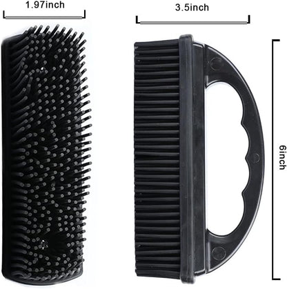 Rubber Brush - Effortless Pet Hair & Lint Removal for Couches & Clothes
