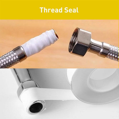 GCQ Teflon Thread Seal Tapes，PTFE Thread Seal Tape for Plumbers Sealant Tape for Leak Water Pipe Thread 3/4 inch x 790 inch (5 Pack/White)