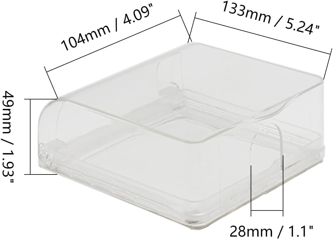 Fielect Weatherproof in Use Outlet Cover Plug 86 Type Electrical Outlet Cover Receptacle Protector 98x110x43mm for Retrofit Siding Construction, Transparent
