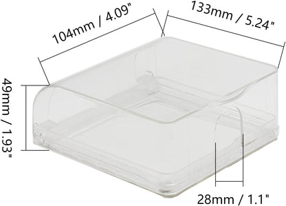 Fielect Weatherproof in Use Outlet Cover Plug 86 Type Electrical Outlet Cover Receptacle Protector 98x110x43mm for Retrofit Siding Construction, Transparent