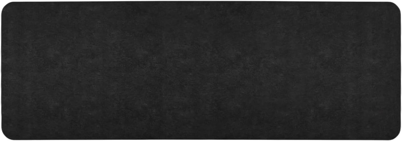 TYUU Bath Mat, Bathroom Rugs Non Slip Washable Thin Absorbent Quick Dry Bath Mat Fits Under Door Bathroom Floor Mat Perfect for Bath, Shower, or Sink 16"x24" Dark Grey