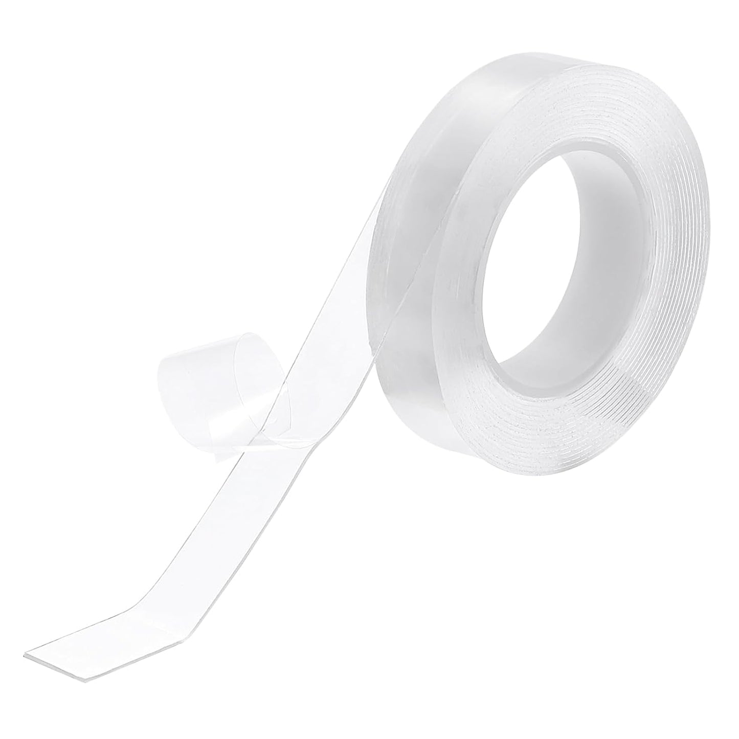 HARFINGTON Double Sided Nano Tape 10FT x 2" x 0.04" Multipurpose Removable Clear Mounting Tape Washable Waterproof Picture Hanging Adhesive Strips for Walls Carpets Posters Decor