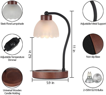 mocosa Candle Warmer Lamp with Adjustable Height Dimmable for New Home Decor Electric Candle Warmer for Jar Candles Birthday Gifts for Women Mom(Hummingbird)