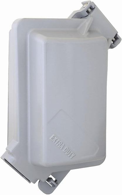 Sigma Engineered Solutions 14438 Weatherproof 1-Gang Metal WIU Cover, Gray
