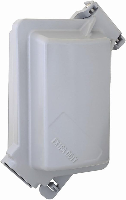 Sigma Engineered Solutions 14438 Weatherproof 1-Gang Metal WIU Cover, Gray