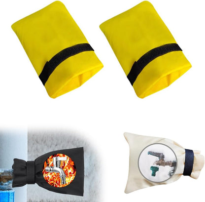Outdoor Faucet Covers for Winter Freeze Protection, 2026 Upgraded Insulated Spigot Cover, Waterproof Outside Garden Faucet Socks for Winter, Patio Home Must-Have Hose Bib Covers (Black, 1pcs)