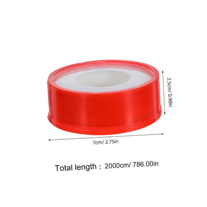 10 Rolls PTFE Plumbers Thread Tape for Plumbing Connections and Systems, Waterproof Leak Repair Sealant Broad Chemical Compatibility and Wear-Resistant Material, for New