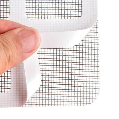 POPETPOP Window Screen Patches Self-Adhesive Screen Repair Net 3.93 X 3.93 X 0.03 in Adhesive Patch for Window Door Tent Mesh Pool Screens Rv Screens 21-Pack