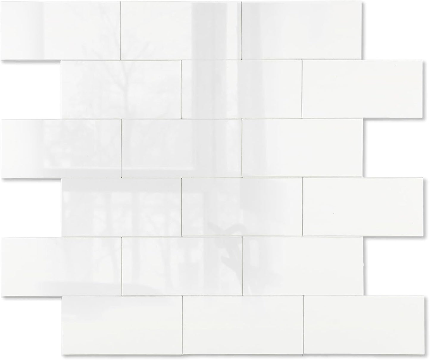2026 New Upgrade Peel and Stick Backsplash Tile, Peel and Stick 11.34" X 11.57" Wall Tile for Kitchen, Bathroom, Fireplace, Laundry (Beige Ecru, 10 Packs)