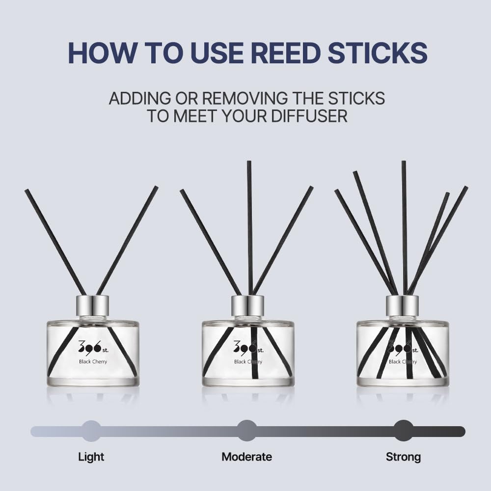 396 st. Reed Diffuser, Baby Powder, 200ml(6.7oz) / Reed Diffuser Sets, Home Fragrance, Scented Oils, Home & Bathroom Décor