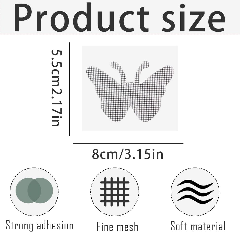 10Pcs Door Window Screen Repair Patch Set, Sliding Pet Mesh Screen Door Repair Patches, Strong Adhesive Screen Repair Stickers for Repair Holes Tearing(Cat)