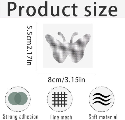 10Pcs Door Window Screen Repair Patch Set, Sliding Pet Mesh Screen Door Repair Patches, Strong Adhesive Screen Repair Stickers for Repair Holes Tearing(Cat)