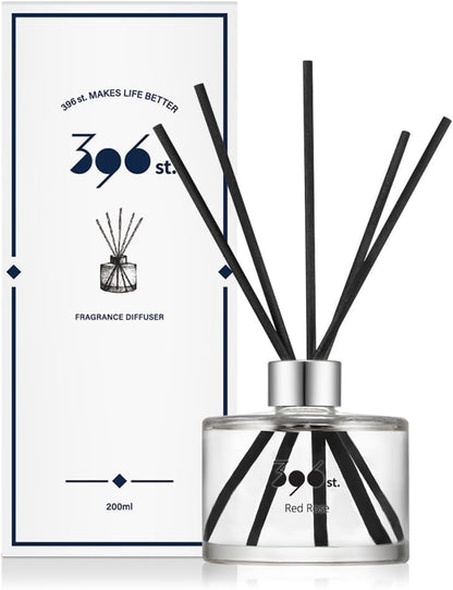 396 st. Reed Diffuser, Baby Powder, 200ml(6.7oz) / Reed Diffuser Sets, Home Fragrance, Scented Oils, Home & Bathroom Décor