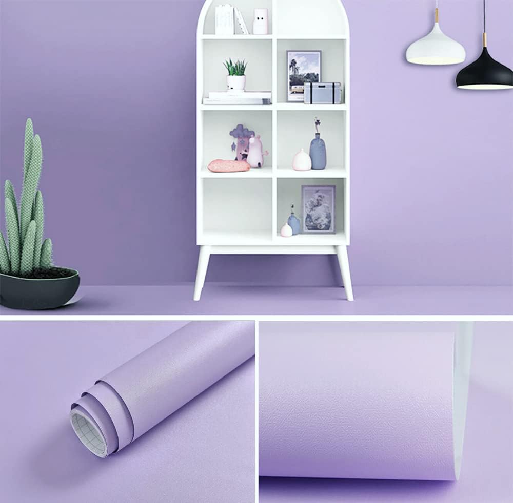Safiyya 118"x17.7" Peel and Stick Wallpaper White Contact Paper Waterpoof Self Adhesive Decorative Contact Paper Vinyl Roll for Wall Kitchen Wallpaper for Bedroom