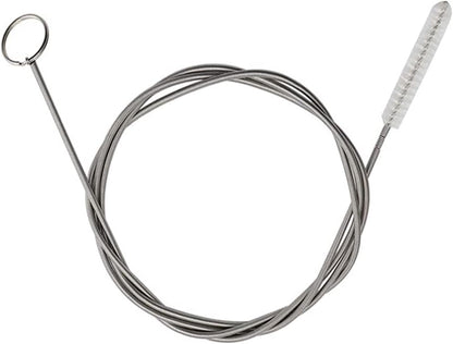 Extra Long Pipe Tube Cleaner Fridge Drain Pipe Dredging Tool Flexible Drain Brush Skinny Tube Spiral Cleaning Brush Drinking Straw Cleaner Brush Nylon Spring Aquarium Filter Brush 155CM (1)