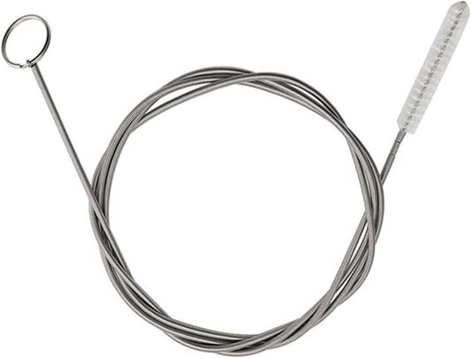 Extra Long Pipe Tube Cleaner Fridge Drain Pipe Dredging Tool Flexible Drain Brush Skinny Tube Spiral Cleaning Brush Drinking Straw Cleaner Brush Nylon Spring Aquarium Filter Brush 155CM (1)
