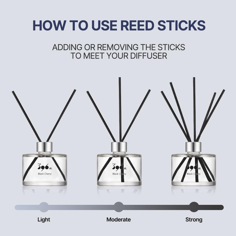 396 st. Reed Diffuser, Baby Powder, 200ml(6.7oz) / Reed Diffuser Sets, Home Fragrance, Scented Oils, Home & Bathroom Décor