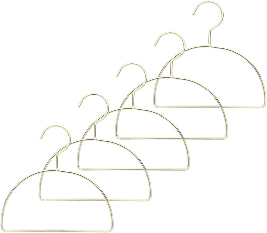 SOIMISS 5pcs Wall Mounted Semi-Circle Clothes Drying Rack Iron Hanger for Laundry Room and Closet with Strong and Stable Structure Easy Assembly Towel and Scarf Holder for Women