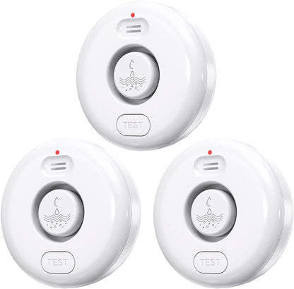 WiFi Water Leak Detectors 5 Pack, 120dB Adjustable Loud Water Leak Sensor, Wireless Wi-Fi Water Leak & Drip Alarm, App Alerts, 5 Water Alarm Sensors & 1 Hub for Home Kitchen, Bathroom, Sink, Laundry