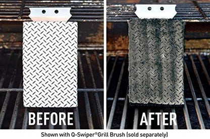 Proud Grill Q-Swiper Grill Cleaning Wipes - Bristle & Wire Free BBQ Cleaner, Heavy Duty Degreaser Wipes, Grease & Grime Remover for Outdoor Barbecue Grills, Disposable - 40 Count, Pack of 1