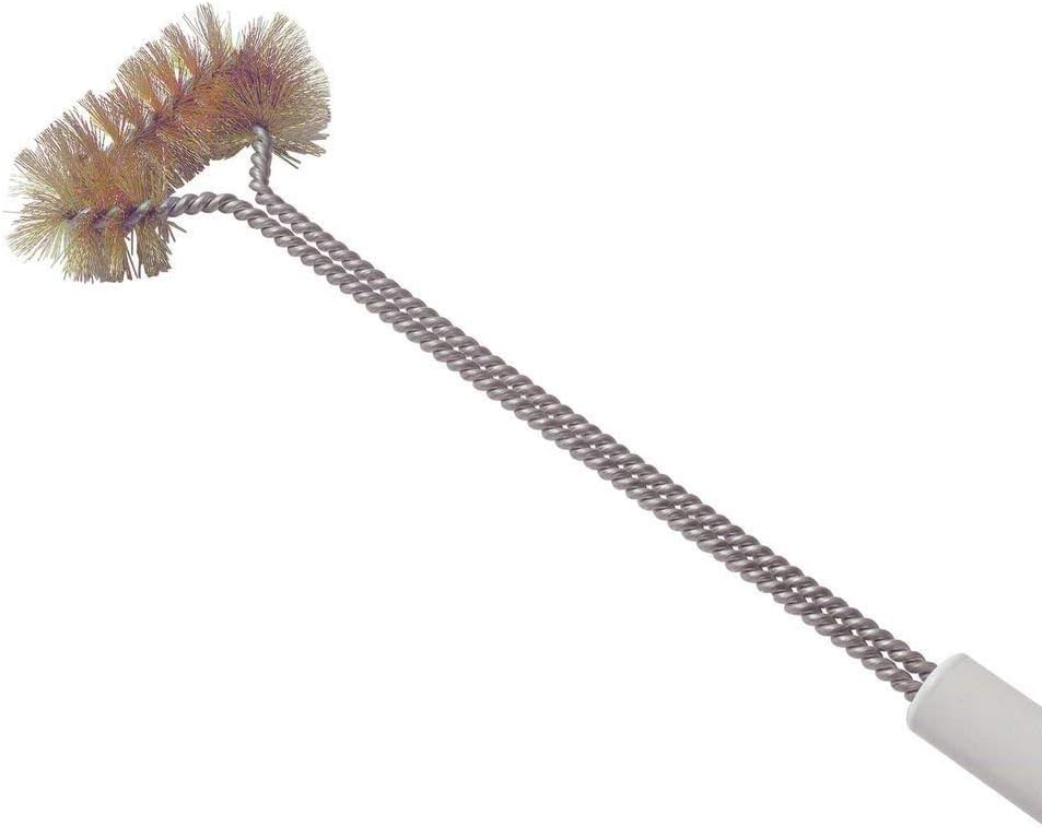 Deep Fryer Cleaning Brush – L-Shaped High-Temp Commercial Kitchen Tool - Heavy Duty Brass Bristles - Heat Resistant to 750F for Food Debris - Deep Fryer Cleaner - Made in USA by FryOilSaver Co. B53C