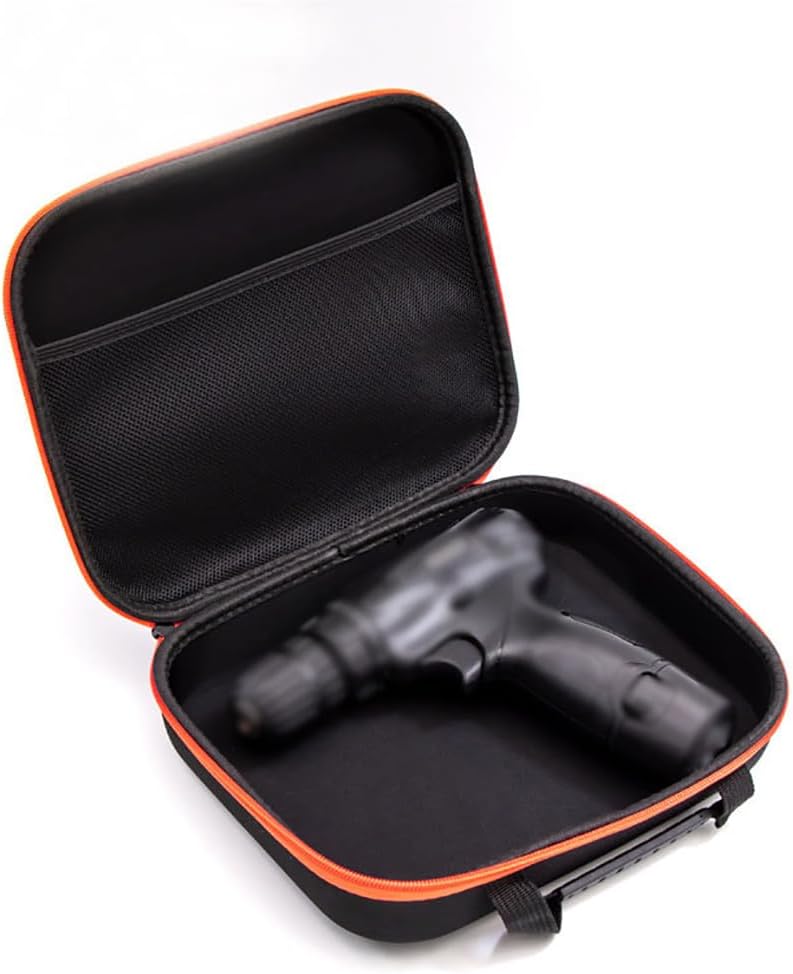 26 x 22 x 7.5cm Portable Tool Container Bag Drill Storage Box EVA Travel Tool Case Hard Shell Tool Box Multipurpose Tool Organizer Case for Electric Drills Sharpeners
