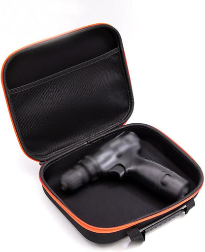 26 x 22 x 7.5cm Portable Tool Container Bag Drill Storage Box EVA Travel Tool Case Hard Shell Tool Box Multipurpose Tool Organizer Case for Electric Drills Sharpeners