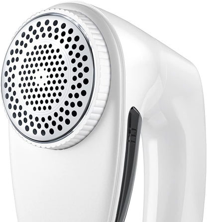 Bymore Fabric Shaver & Lint Shaver for Clothes and Furniture, Heavy Duty Sweater Shaver Lint Remover with Large 65mm Shaving Head, 6-Leaf Blades, Extra Replacement Blades for Couch, Sofa & Upholstery