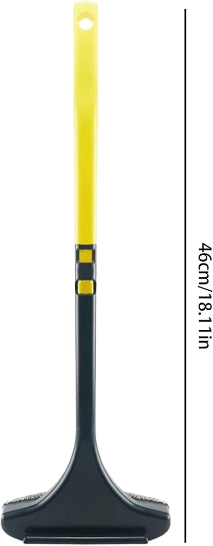 Glass Shine Brush - Window Screen Cleaner, Mirror Scrubbing Tool, Function Cleaner, Compact Dust Remover | 2 in 1 Cleaning Accessory, Perfect for Bedroom Bathroom Kitchen Household Use