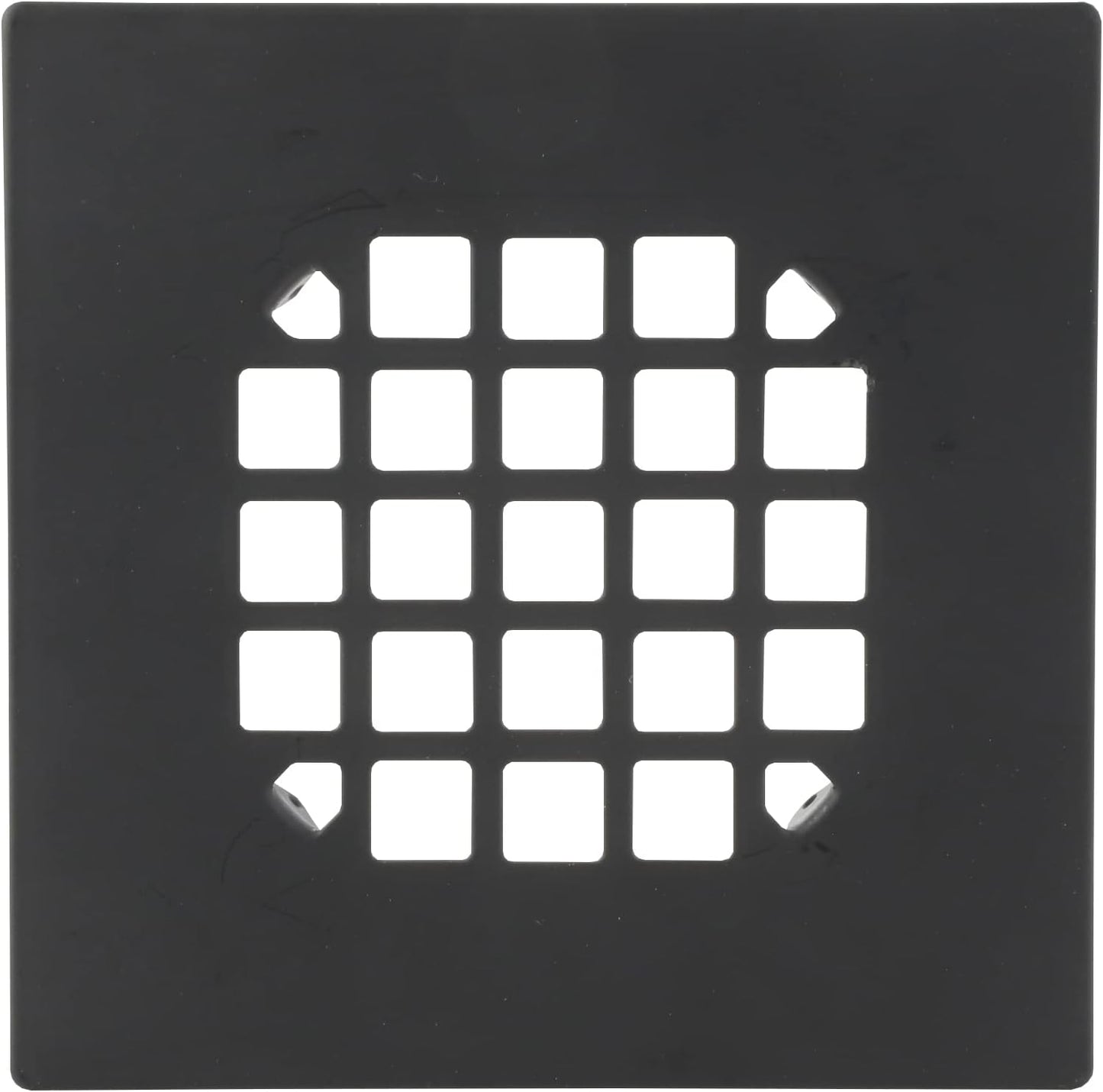 Danco Snap-in Shower Drain Cover with in-Drain Hair Catcher, 4-1/4" Round, White Strainer, (10533)