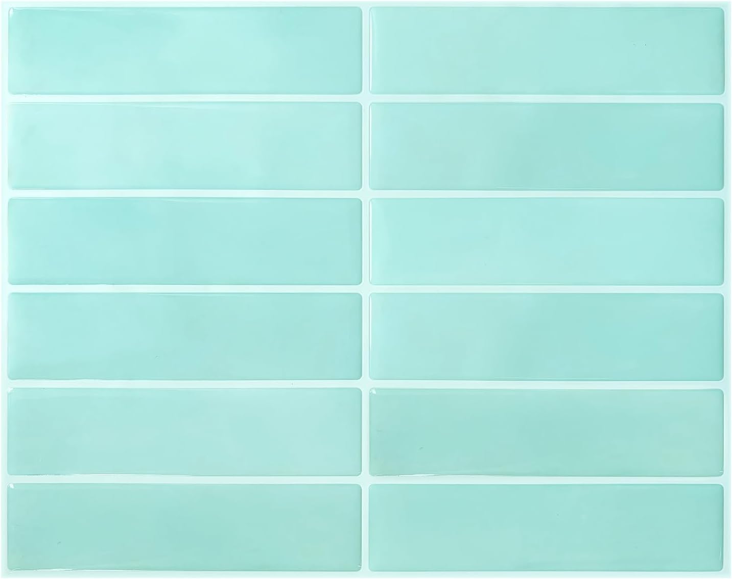 Peel and Stick Backsplash Tile for Kitchen, 10 Sheets, 11.42''x9'' | Beige Gray 3D Self Adhesive Wall Tile Back Splash for Kitchen, Bathroom, Laundry Room