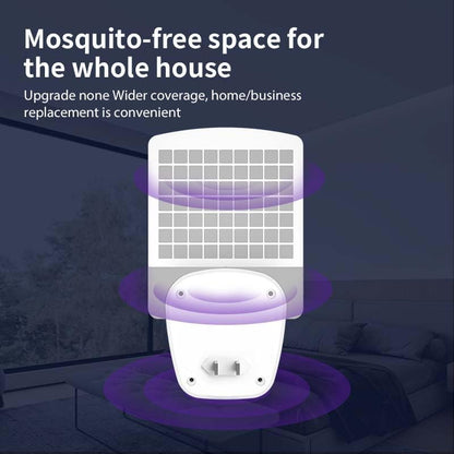 Plug-in Flying Insect Light Trap, 365-395nm UVA 4 LED Bug Catcher, Low Energy Silent Indoor Gnat Trap, Physical Sticky Fly Trap, Insect Trap for Home Kitchen Bedroom Office