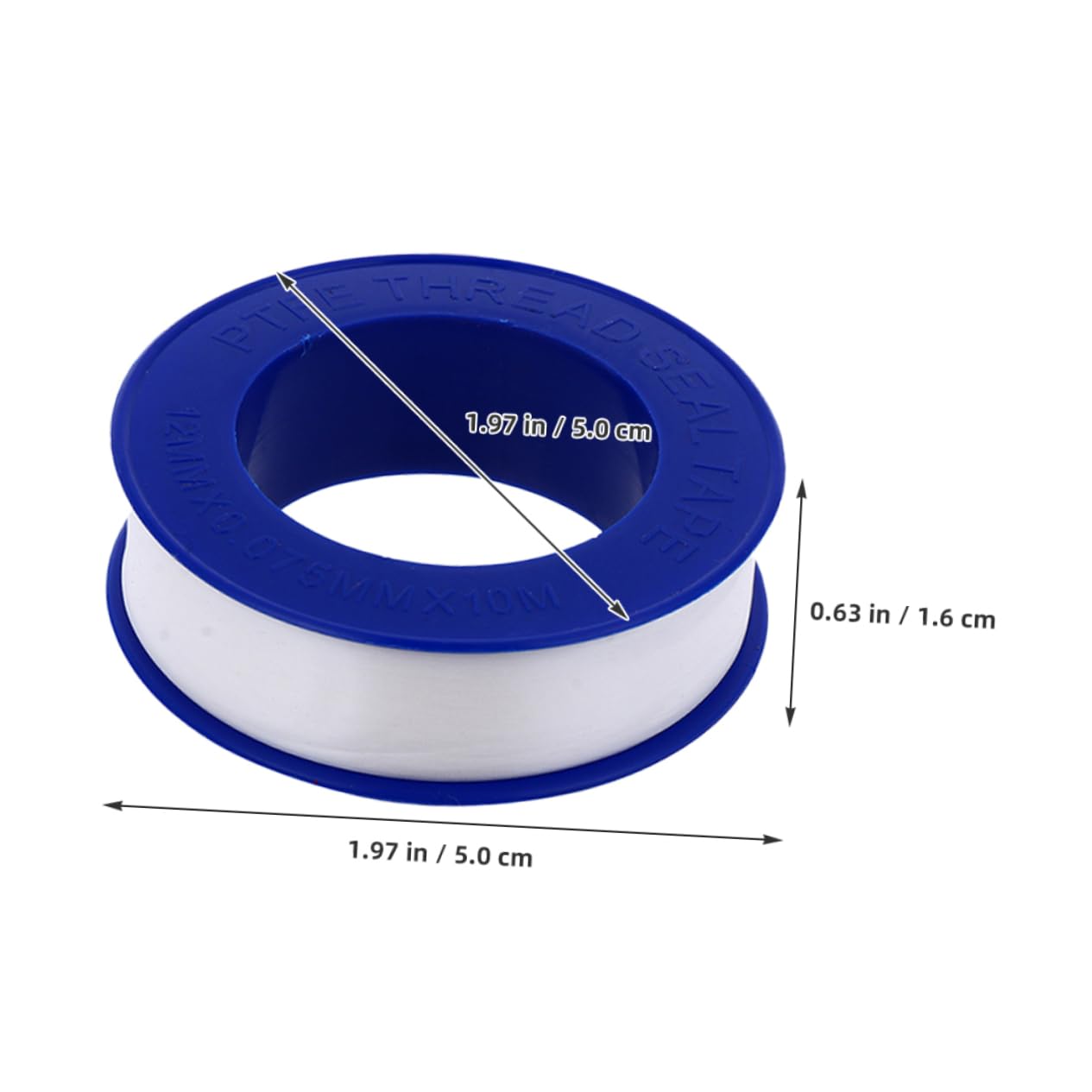 MAGICLULU 12rolls High-Temperature PTFE Plumber Tape for Water Pipe Sealing Leak Prevention and Reliable Thread Sealing Plumbing Applications