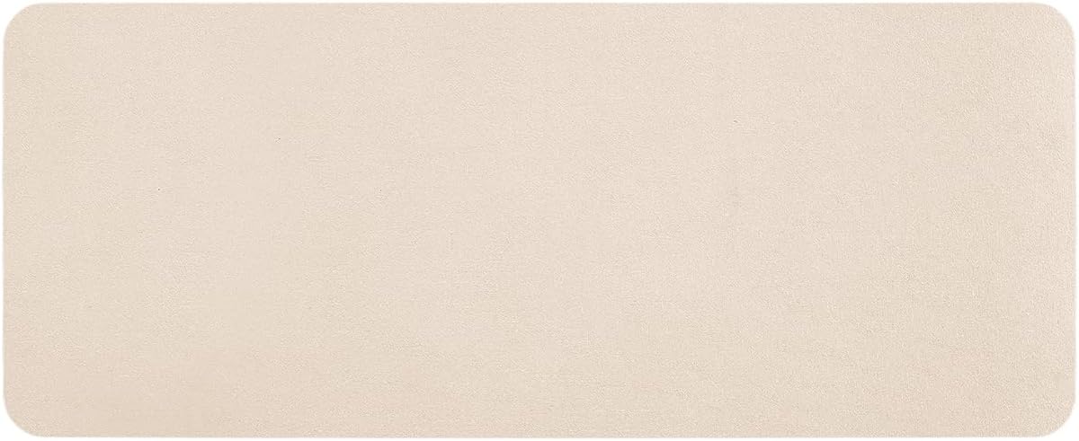 TYUU Bath Mat, Bathroom Rugs Non Slip Washable Thin Absorbent Quick Dry Bath Mat Fits Under Door Bathroom Floor Mat Perfect for Bath, Shower, or Sink 16"x24" Dark Grey