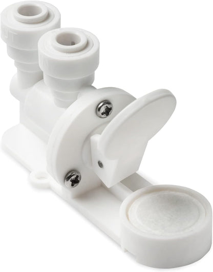 iSpring ALS1 Leak Detector and Shut-Off Valve for Reverse Osmosis and Under Sink Water Filtration Systems - 1/4” Quick Connect