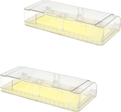 Fielect 2Pcs Weatherproof in Use Outlet Cover Plug Receptacle Protector for Retrofit Siding Construction Transparent 118 Type 210x100x47mm