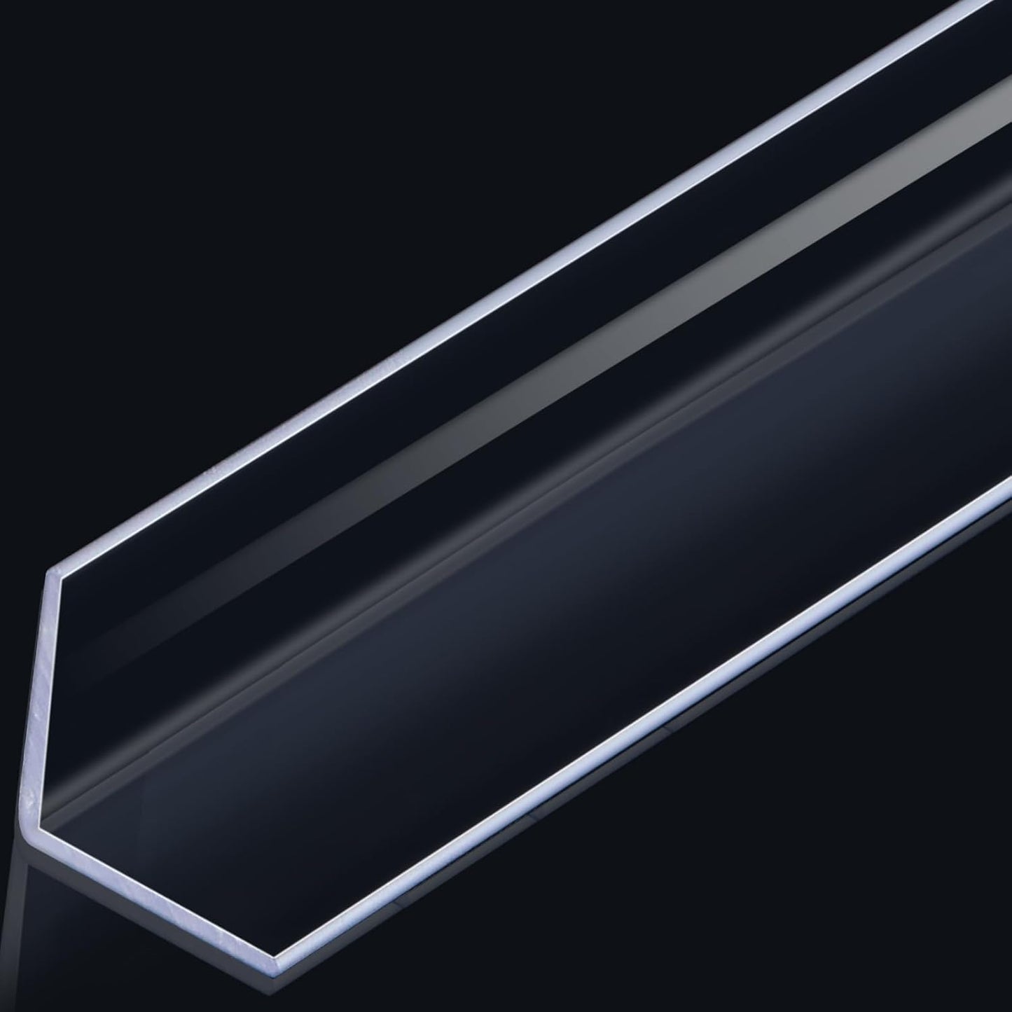 Sasylvia 10 Pcs Wall Corner Protector Guards, Vinyl 3/4 x 48 Inches Corner Trim Molding, Avoid Scratching Scuffs, Ease Install and Cleaning for Door Countertop Furniture Cabinet Protection, Clear