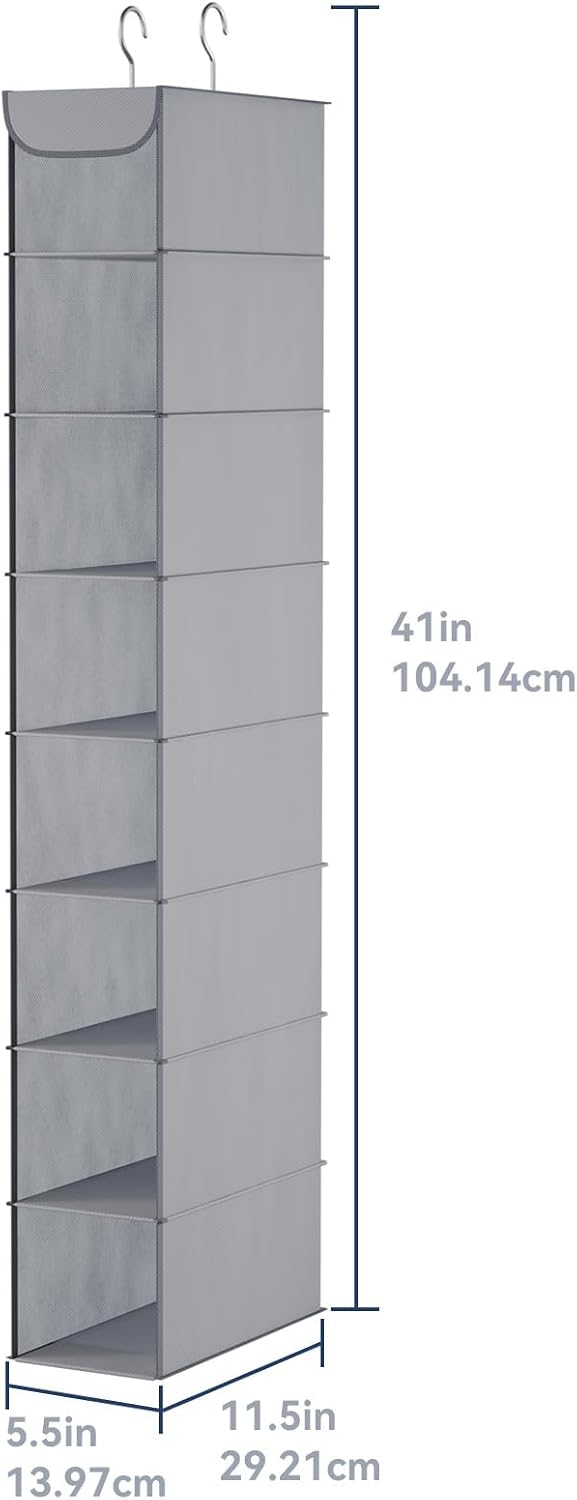 Whitmor Hanging Shoe Shelves - Crosshatch Gray
