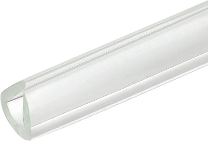 uxcell U Channel Edge Trim, 4.9ft Length Soft Rubber Guard Seal Strip Edge Protector Fit for 1-2mm Edge, (9/32" W x 5/32" H) Clear