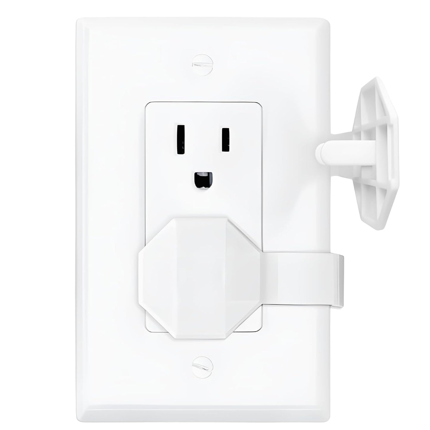 Outlet Covers Baby Proofing (6 Pack) – Always-Connected Child Proof Outlet Plug Covers for Electrical Outlets – Easy Install Baby Outlet Covers, 12-Outlet Coverage